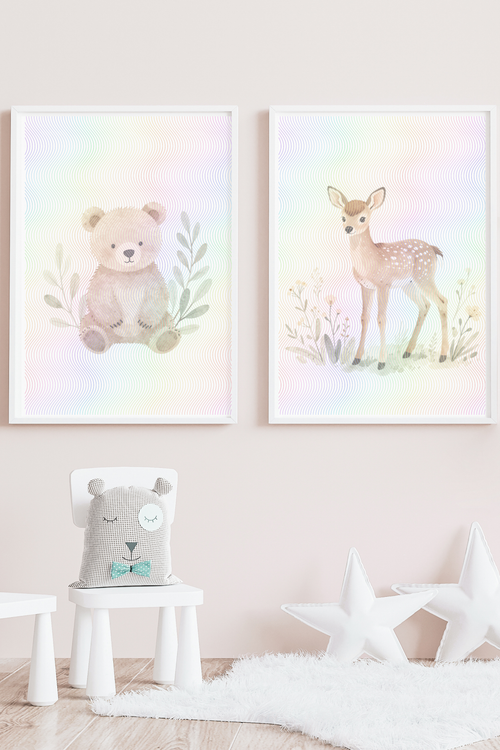 Bear Nursery Wall Art