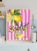 Zesty Retro Poster