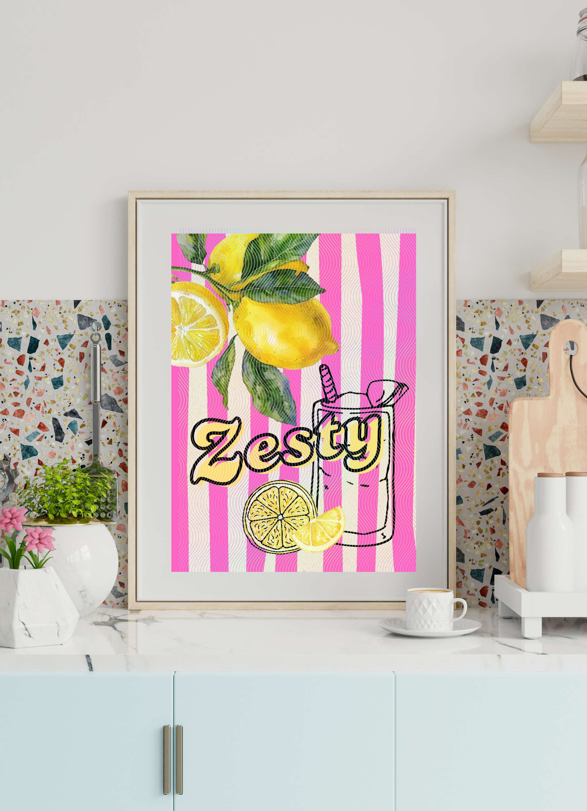 Zesty Retro Poster