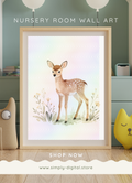 Deer Nursery Wall Art