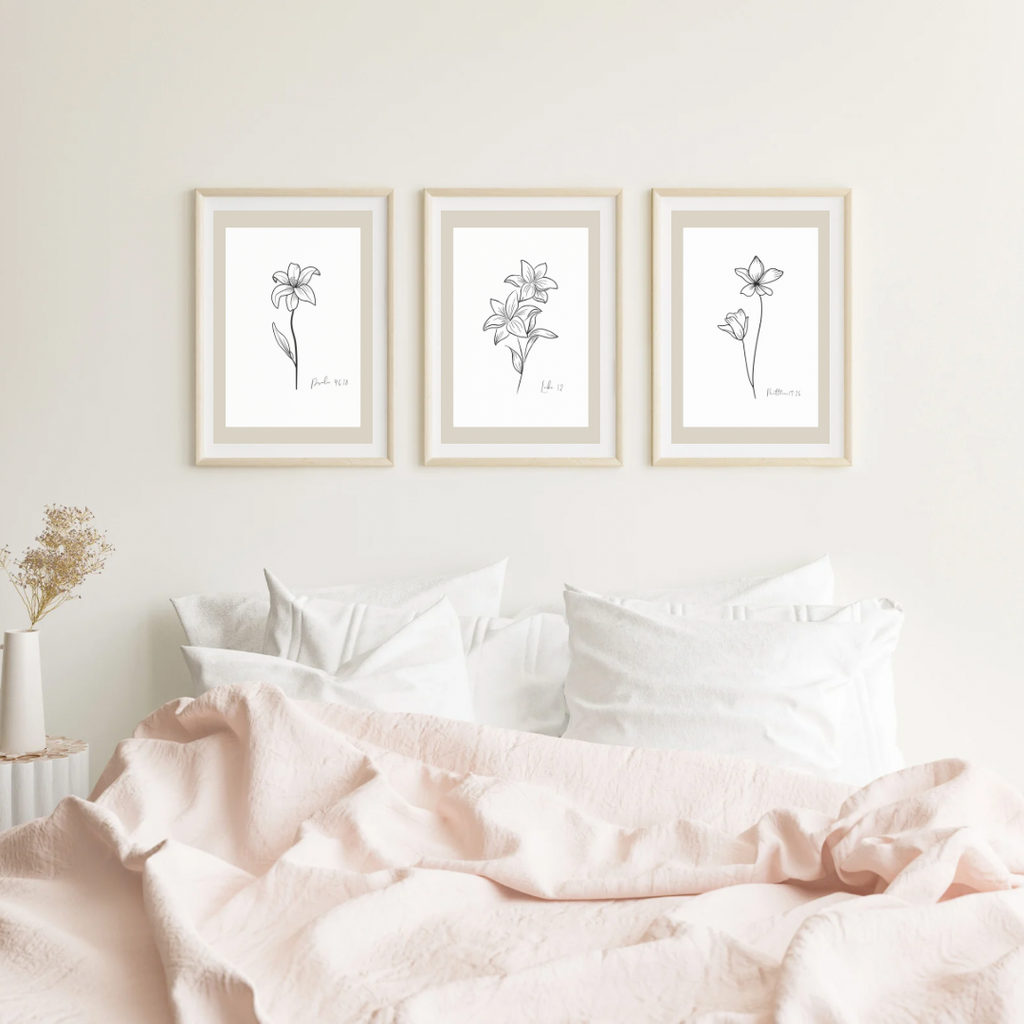 Minimalist Flower wall Art