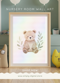 Bear Nursery Wall Art