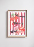 Striped Retro Cherry Club